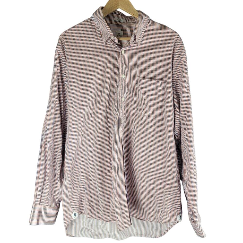 Peter Millar Long Sleeve Button Down Shirt Mulit Color Size XL